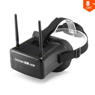 Eachine VR008 Duo Antennas 4.3 Inch 5.8G Raceband FPV Goggles Eachine VR008 - Eachine VR008 Duo Antennas 4.3 Inch 5.8G Raceband FPV Goggles