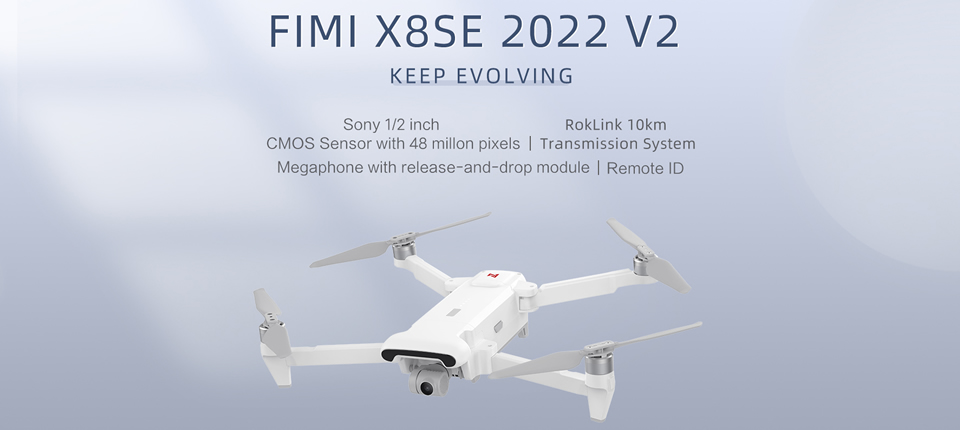 fimi x8se 2022 - FIMI X8 SE 2022 V2 10KM FPV RC Drone