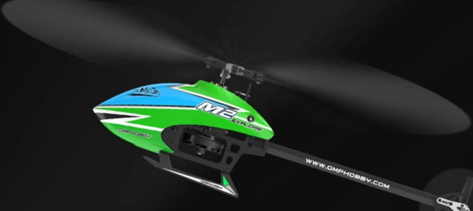 OMPHOBBY M2 EXP 6CH 3D - OMPHOBBY M2 EXP 6CH 3D Flybarless Dual Brushless  RC Helicopter
