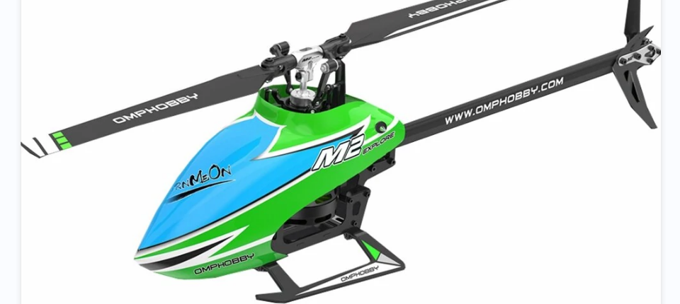 OMPHOBBY M2 EXP 6CH 3D Flybarless Dual RC Helicopter OMPHOBBY M2 EXP - OMPHOBBY M2 EXP 6CH 3D Flybarless Dual RC Helicopter