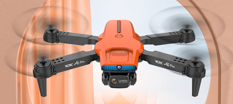 YCRC A6 PRO WIFI FPV - YCRC A6 PRO WIFI FPV with 4K ESC Dual Camera RC Drone Quadcopter
