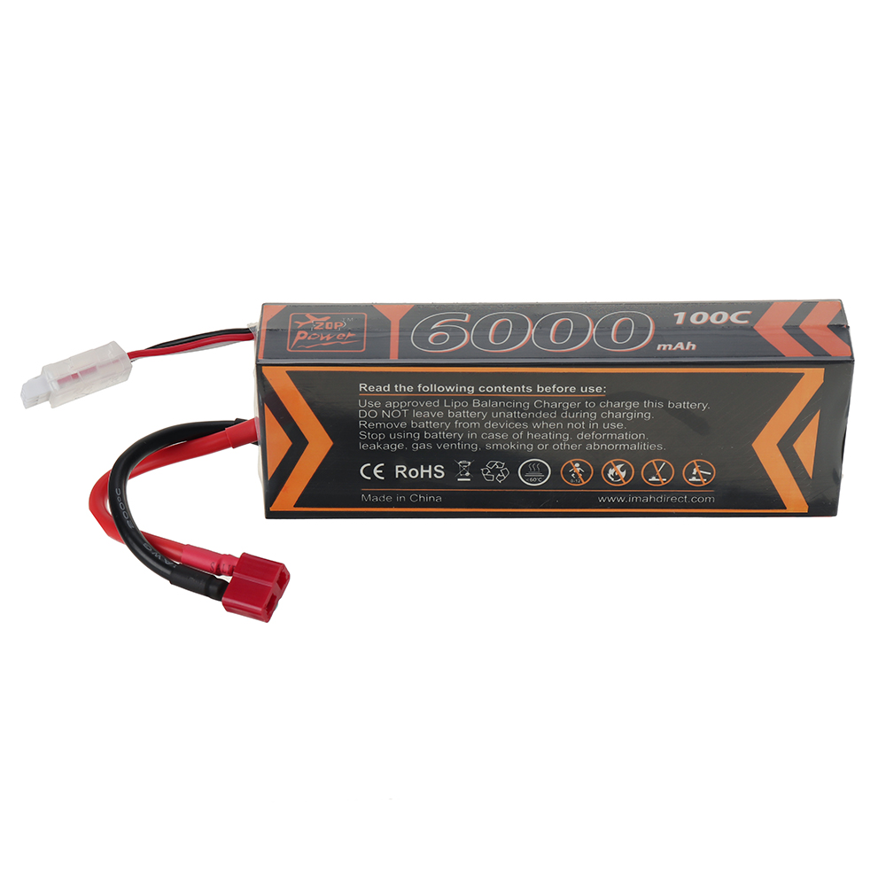 42 9 - ZOP Power 7.6V 6000mAh 100C 2S LiPo Battery