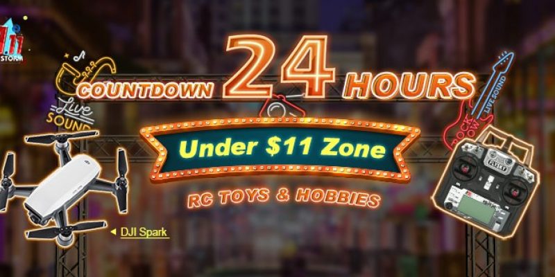 24 Hours Cutdown at Banggood for RC Toys & Hobbies has Began