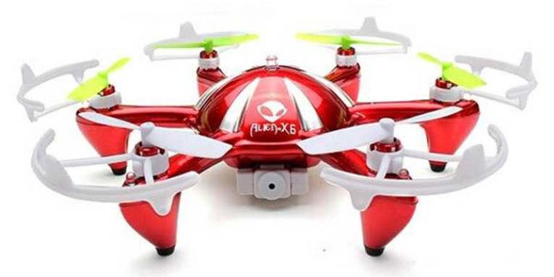 ROA Alien X6S With 2MP HD Camera RC Hexacopter