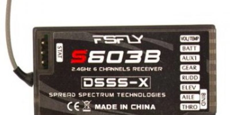 Upgraded 2.4G 6CH S603B DSM2 DSMX Compatible Receiver