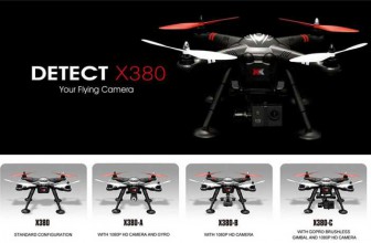 XK DETECT X380 Flying Video
