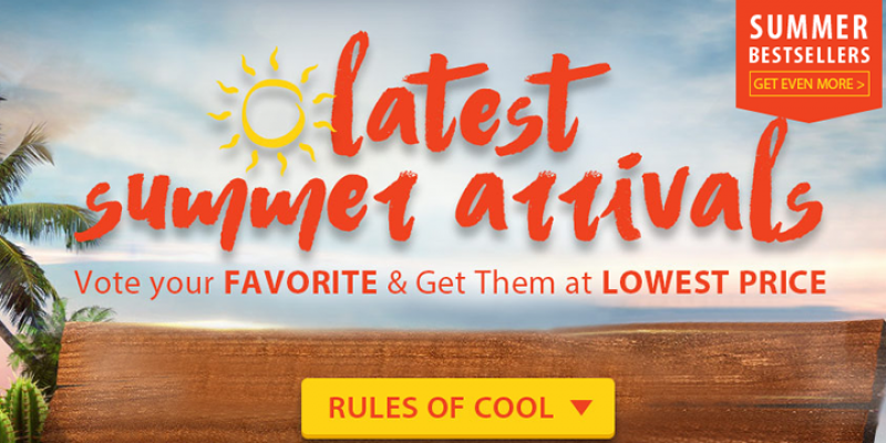 Gearbest The latest Summer Arrivals Vote and Get Low Price