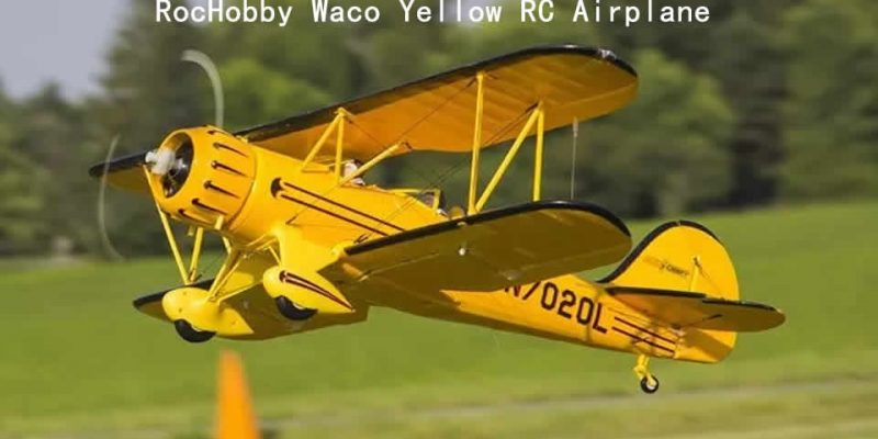RocHobby Waco Yellow RC Airplane