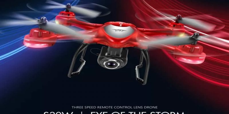 SJRC S30W GPS FPV RC Quadcopter – Red